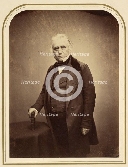 Lord Macauley, F.R.S., 1856. Creator: Maull & Polyblank.