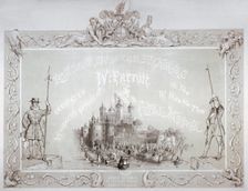 Lord Mayor Thomas Johnson and his entourage embarking from the Tower of London, 1840. Artist: William Parrott