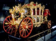 Lord Mayor of London's coach, 1757. Creators: Unknown, Giovanni Battista Cipriani