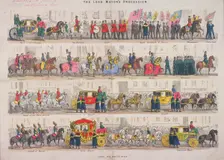 Lord Mayor's Procession, c1840. Artist: Anon