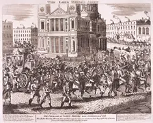Lord Mayor's Show, 1816. Artist: Anon