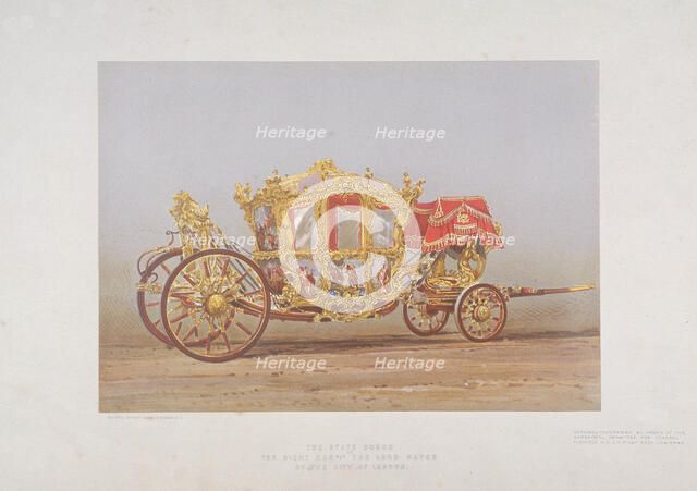 Lord Mayor's Coach, 1872. Artist: Kell Brothers