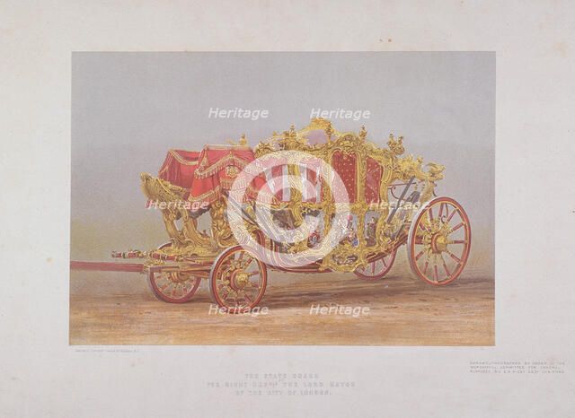 Lord Mayor's Coach, 1872. Artist: Kell Brothers