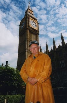 Lord Montagu at Houses of Parliament, London 1999. Creator: Unknown
