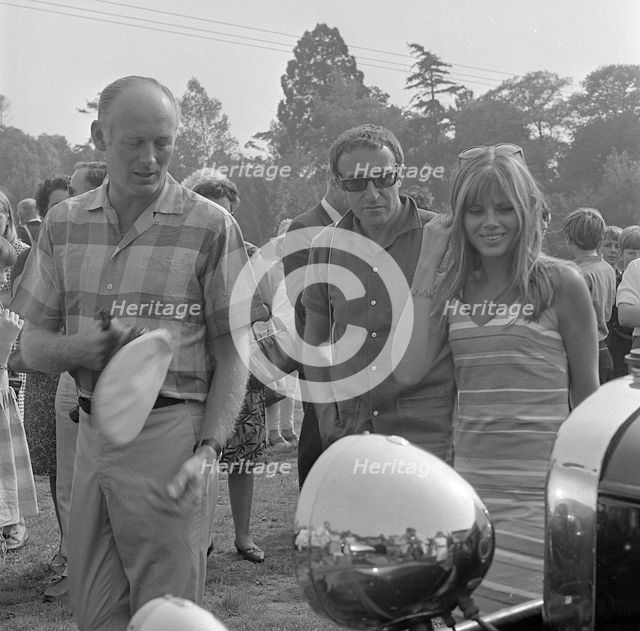 Lord Montagu with Peter Sellers and Britt Ekland at Beaulieu 1966. Creator: Unknown.