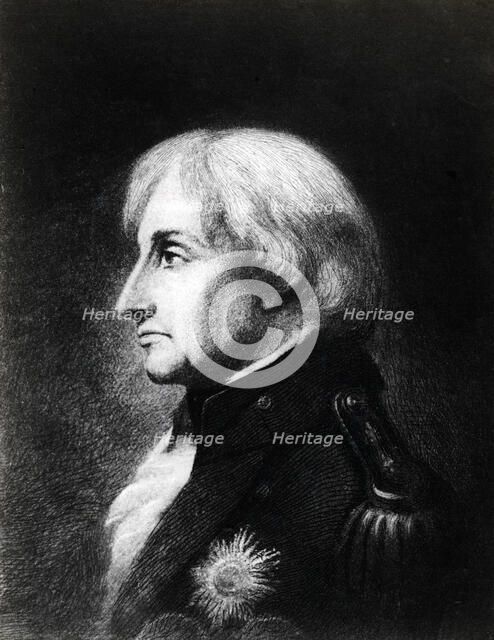 Lord Nelson at Merton House in early September 1805, (19th century). Artist: C John M Whichelo