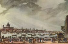 Lord Nelson's Funeral Procession by Water from Greenwich Hospital to Whitehall, January 9th, 1806 Creators: Henri Merke, J Clark