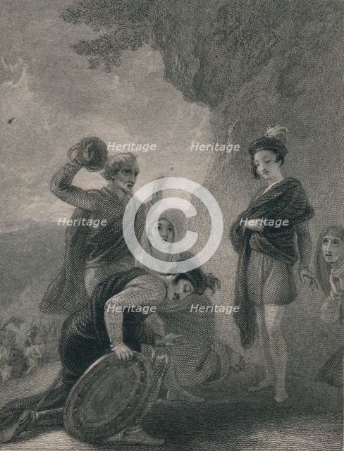 'Lord of the Isles', 1823. Artists: Charles Theodosius Heath, Robert the Bruce.
