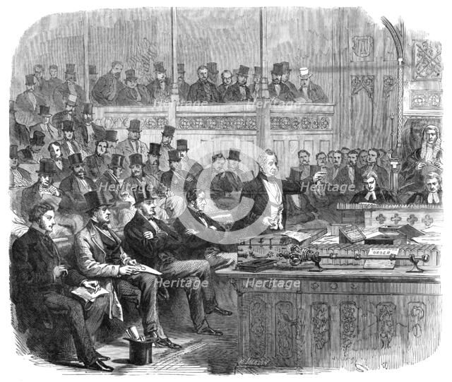 Lord Palmerston making the ministerial statement on Dano-German Affairs..., 1864. Creator: Mason Jackson.
