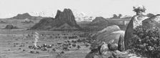 'Lord Randolph Churchill in South Africa; A Sketch of the Country from Matipi's Kraal 1891. Creator: Unknown