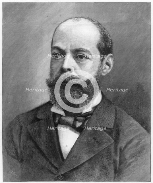 Lord Randolph Henry Spencer Churchill, British statesman, 1895. Artist: Unknown