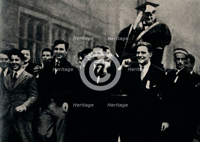 'Lord Rector of Edinburgh University', 1929, (1945). Creator: Unknown.