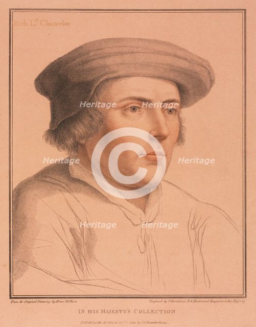 Lord Rich, 1794. Creator: Francesco Bartolozzi (British, 1727-1815); John Chamberlaine.