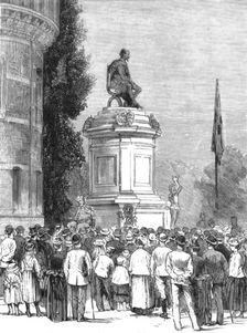 'Lord Ronald Gower's Shakespeare Memorial, recently unveiled at Stratford-on-Avon 1888. Creator: Unknown
