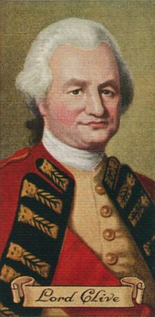 Lord Robert Clive, taken from a series of cigarette cards, 1935