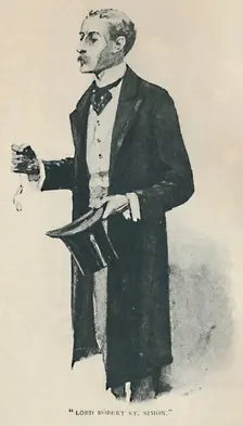 Lord Robert St. Simon 1892. Artist: Sidney E Paget