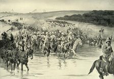 Lord Roberts and His Army Crossing the Wall River 1901. Creator: RM Paxton