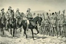 Lord Roberts Cheered By the Troops on his Arrival at Wonder RIver (1901). Creator: Unknown