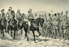 Lord Roberts Cheered By the Troops on his Arrival at Wonder RIver (1901). Creator: Unknown