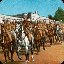 Lord Roberts entering Pretoria, Boer War, South Africa, 1900 (1925)