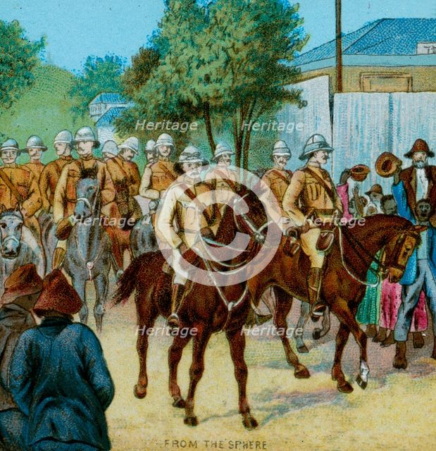 'Lord Roberts' State Entry into Bloemfontein', 1900 . Artist: Unknown.