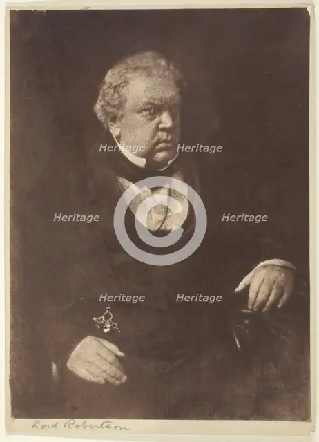Lord Robertson, 1843/46, printed 1890/1900. Creators: David Octavius Hill, Robert Adamson, Hill & Adamson.