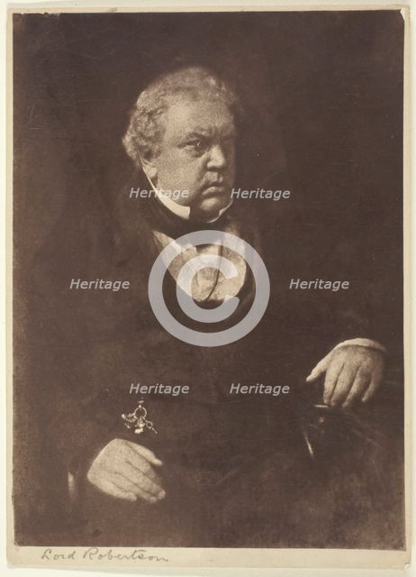 Lord Robertson, 1843/46, printed 1890/1900. Creators: David Octavius Hill, Robert Adamson, Hill & Adamson.