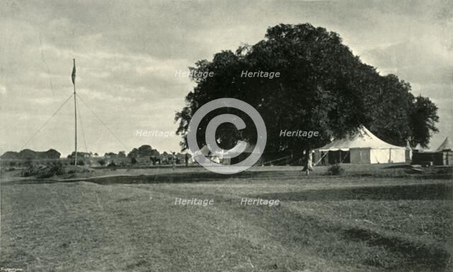 'Lord Roberts's Headquarters, "Camp of Exercise", Delhi', c1890, (1901). Creator: Raja Deen Dayal & Sons.