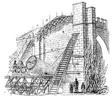 Lord Rosse's 72 in/1.8m reflecting telescope, 1849. Creator: Unknown
