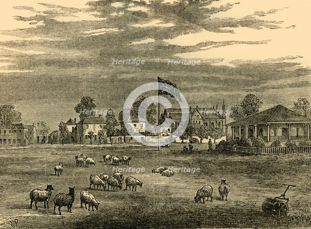 'Lord's Ground in 1837', (c1876). Creator: Unknown.