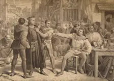 Lord Saye and Sele Brought Before Jack Cade 1886. Artist: W Ridgway