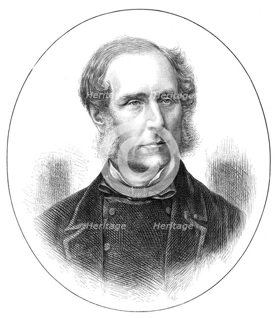 Lord Selborne, the new Lord Chancellor, 1872. Creator: Unknown.