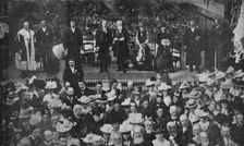 Lord Strathcona Opening the Free Church Bazaar in his Native Town of Forres 1900