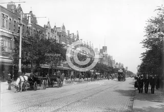 Lord Street, Southport, Lancashire, 1890-1910. Artist: Unknown