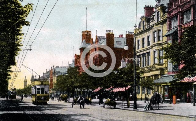 Lord Street, Southport, Lancashire, early 20th century. Artist: Unknown