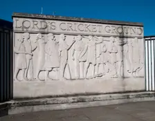Lords Cricket Ground, Relief Sculpture, St John's Wood, City of Westminster, London, 2012. Creator: Simon Inglis