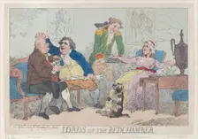 Lords of the Bedchamber, April 14, 1784., April 14, 1784. Creator: Thomas Rowlandson