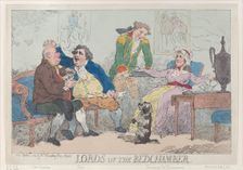 Lords of the Bedchamber, April 14, 1784., April 14, 1784. Creator: Thomas Rowlandson