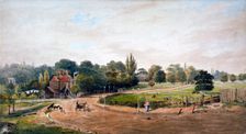 Lordship Lane, Camberwell, London, c1860. Artist: JC Mandy