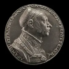 Lorenz Staiber, 1485/1486-1539, Patrician of Nuremberg, Writer, and Orator [obverse], 1535. Creator: Matthes Gebel