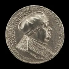Lorenz Truchsess von Pommersfelden, 1473-1543, Dean of the Cathedral of Mainz [obverse]. Creator: Matthes Gebel