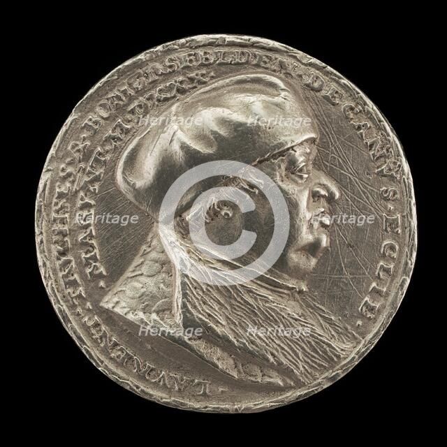 Lorenz Truchsess von Pommersfelden, 1473-1543, Dean of the Cathedral of Mainz [obverse]. Creator: Matthes Gebel.