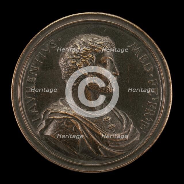 Lorenzino de' Medici, 1514-1547, Son of Pierfrancesco II [obverse], c. 1740. Creator: Antonio Francesco Selvi.