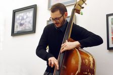 Lorenzo Morabito, Renato D’Aiello Trio, Clocktower Cafe Jazz Club, Croydon, London, 2024. Creator: Brian O'Connor