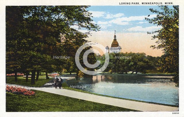 Loring Park, Minneapolis, Minnesota, USA, 1915. Artist: Unknown