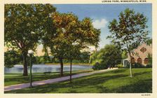 Loring Park, Minneapolis, Minnesota, USA, 1935