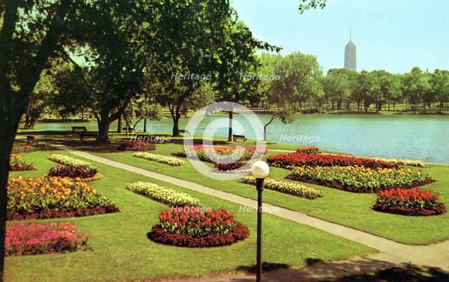 Loring Park, Minneapolis, Minnesota, USA, 1955. Artist: Unknown