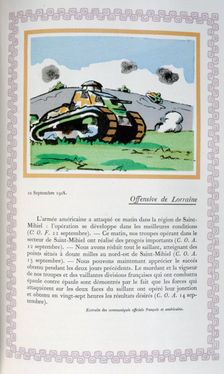 Lorraine offensive, 12th September 1918, (1919). Artist: Andre Helle