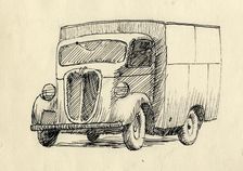 Lorry, 1951. Creator: Shirley Markham