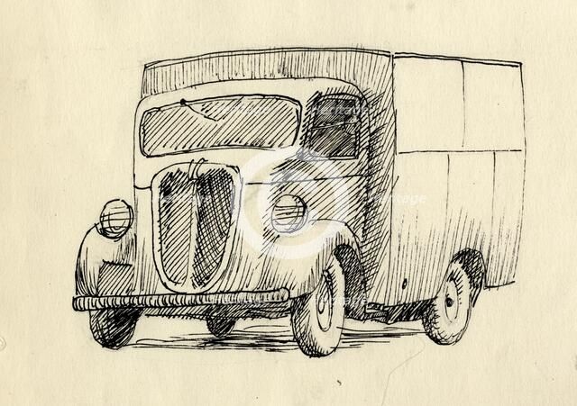 Lorry, 1951. Creator: Shirley Markham.